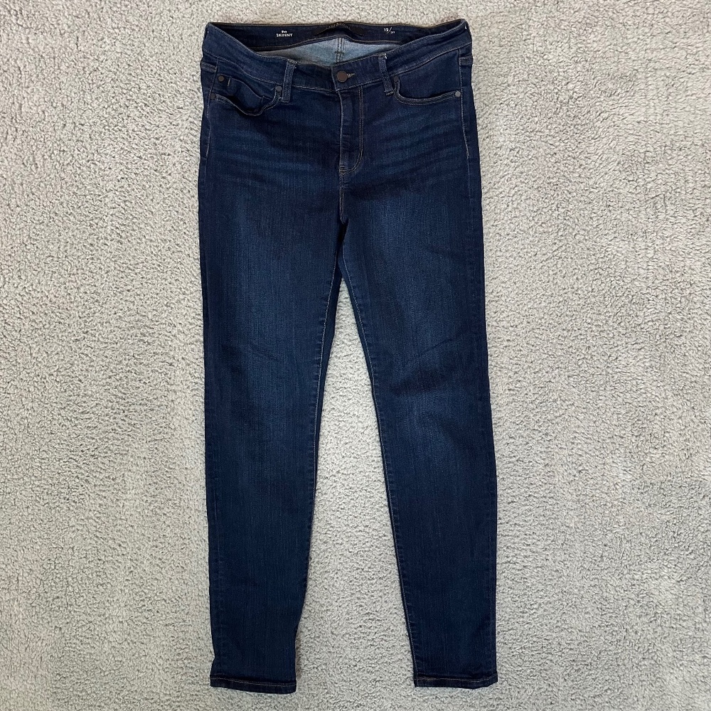 Liverpool The Skinny Womens Jeans Blue Size 12 31 Denim Stretch Pockets